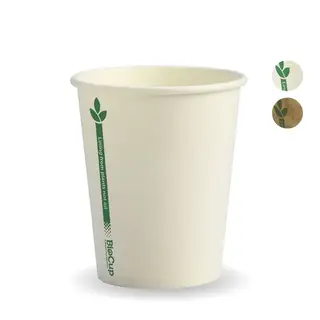 BioPak Green Line 8oz Single Wall BioCup