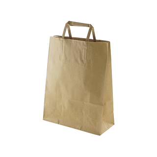 Greenmark Takeaway Bag Kraft Extra Small Flat Handle