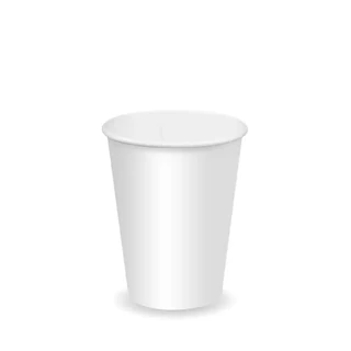 BioPak 12oz White Cold Paper Cup