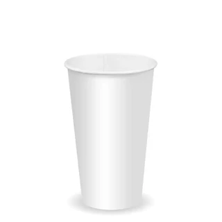 BioPak 16oz White Cold Paper Cup