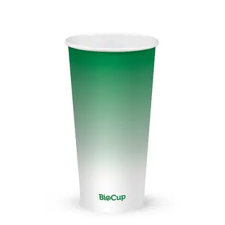 BioPak 20oz Green Cold Paper Cup