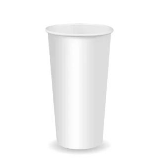 BioPak 20oz White Cold Paper Cup