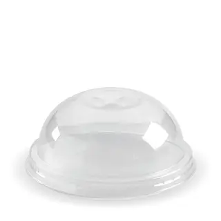 BioPak Dome Bio X Lid For 150-280mL Clear BioCups