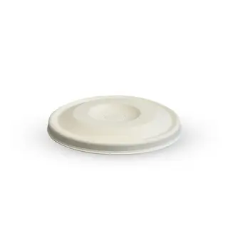 BioPak Sugarcane Flat Lids For 80mm Cold Cups