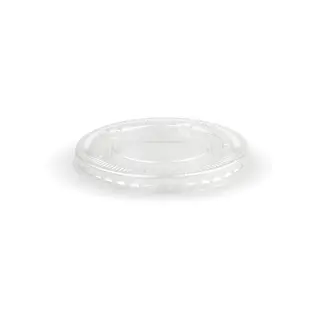 BioPak Straw Slot Lid For 90mm Paper BioCups