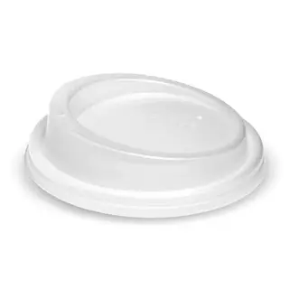 BioPak Compostable Lid For 12oz-20oz Paper BioCups