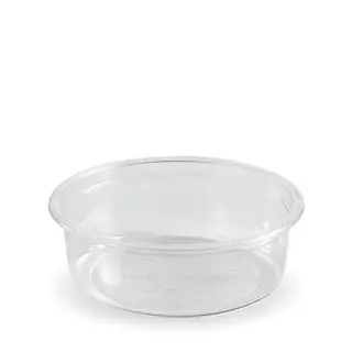 BioPak 60mL Clear Bioplastic Sauce Container