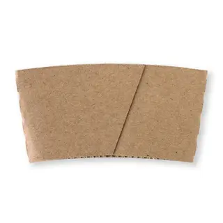 BioPak Kraft Coffee Cup Sleeves For 12-16oz Cups