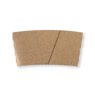 BioPak Kraft Coffee Cup Sleeves For 8oz Cups