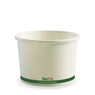 BioPak 16oz Hot and Cold Paper Bowls