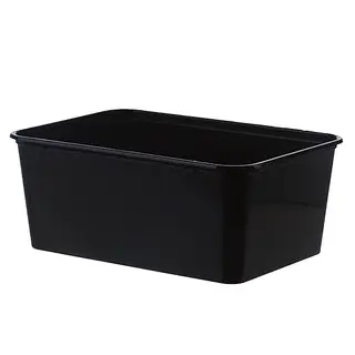 Black 1000mL Takeaway Container Bases