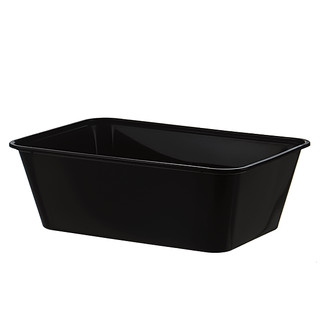 Black 750mL Takeaway Container Bases