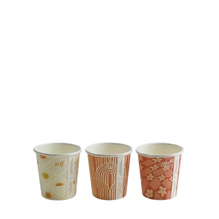Cafe Collection Single Wall 4oz Truly Eco Paper Coffee Cup