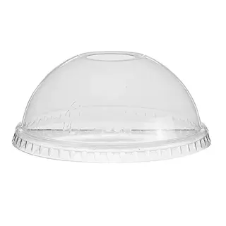 Greenmark Dome Lid for PET U-Shape Cups Hole