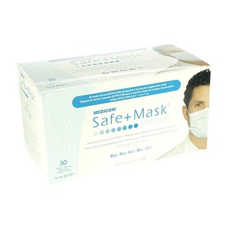 Medicom Face Mask 3 Ply >95% BFE - Blue