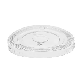 Greenmark Flat Lid with No Hole for PET Cup