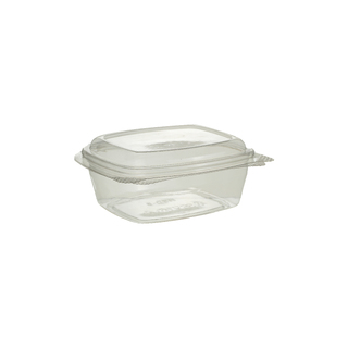 Greenmark Rectangle Container 8oz with Hinged Lid