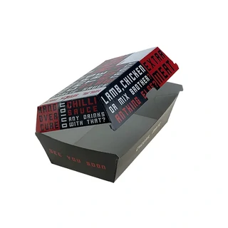 Premium Branded Corrugated Large Snack Box Gloss