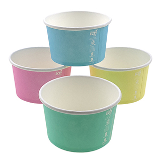 Truly Eco 8oz Ice Cream Cups - Pastel Mixed