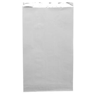 Greenmark Jumbo Foil Lined Paper Bag Plain White FB6