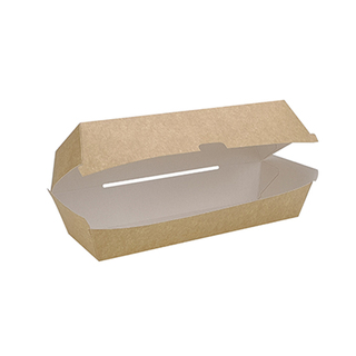 Greenmark Cardboard Takeaway Hot Dog Clam Kraft