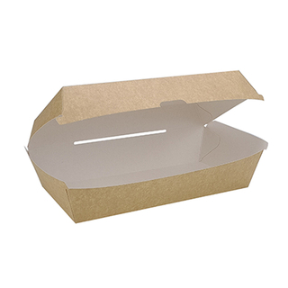 Greenmark Cardboard Takeaway Clam Kraft Large