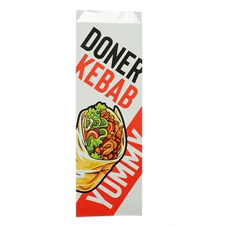 Premium Kebab Bag Foil Lined Printed