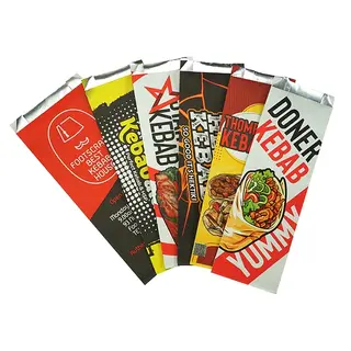 Premium Branded Regular Kebab Paper Bags