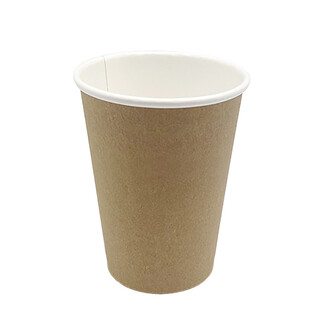 Kraft Single Wall 12oz Paper Coffee Cup