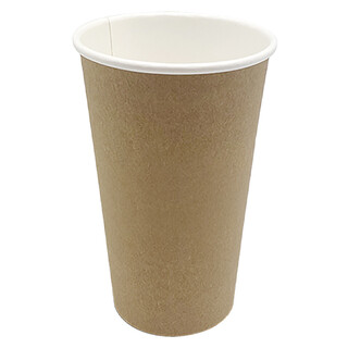Kraft Single Wall 16oz Paper Coffee Cup