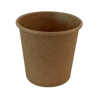 Kraft Single Wall 4oz Paper Coffee Cup 