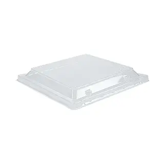 Clear Square Bakery Box Lid Large