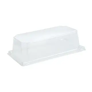 Clear Rectangular Bakery Box Lid Medium