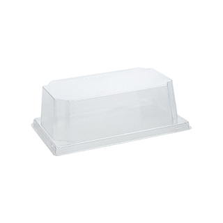 Clear Rectangular Bakery Box Lid Small