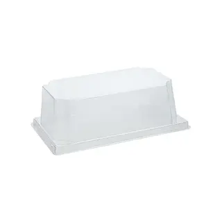 Clear Rectangular Bakery Box Lid Small