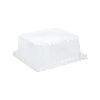 Clear Square Bakery Box Lid Small