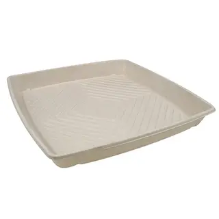 Greenmark Sugarcane Catering Tray Base Natural L