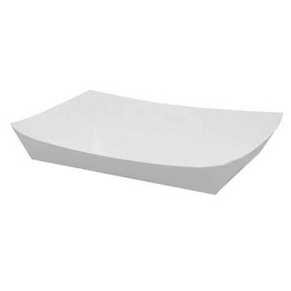 Paper Seafood Tray White Large