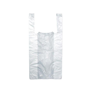 Medium Reusable Plastic Carry Bag 36um Plain