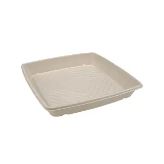 Medium Sugarcane Catering Tray Base - Natural