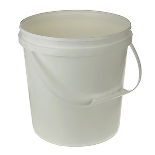 Food Bucket With Handle 10L White