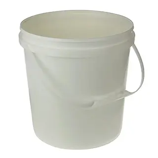 Food Bucket With Handle 10L White