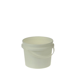Food Bucket With Handle 1L White