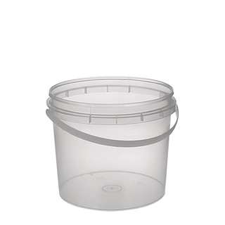 Food Bucket With Handle 2L Clear