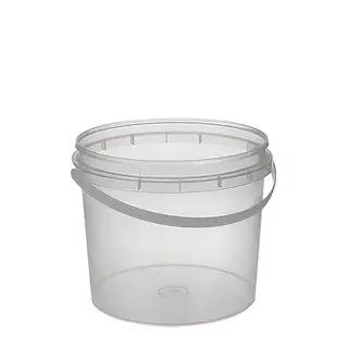 Food Bucket With Handle 2L Clear