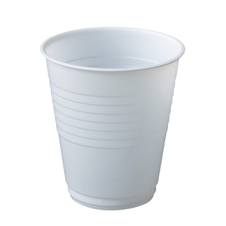6oz White Plastic Water Cup 200mL