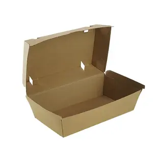 Greenmark Corrugated High Snack Box Brown Large