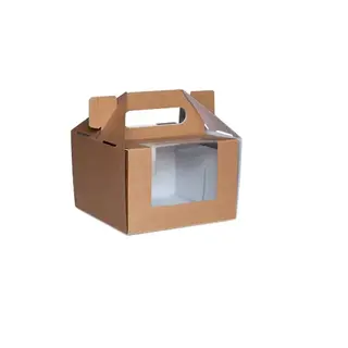 Greenmark Kraft Pack'n'Carry Cake Box 6x6x4