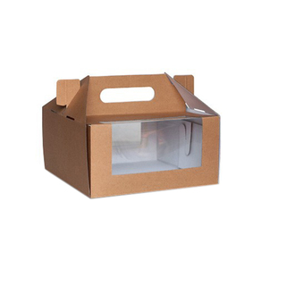 Greenmark Kraft Pack'n'Carry Cake Box 8x8x4