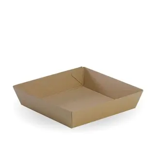 Greenmark Corrugated Tray Kraft Square